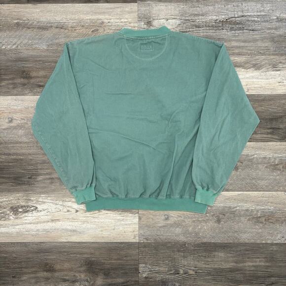 Vintage Green Mens M‎ US Army Fort Knox American Flag Sweatshirt Gear For Sports - Picture 3 of 7